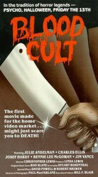 Blood Cult Movie Poster canvas print