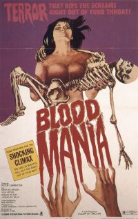 Blood Mania Movie Poster canvas print