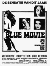 Affiche de film de film bleu