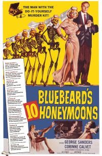 Barbablù 10 lune di miele 1960 poster del film