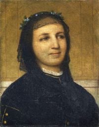 Bocklin Arnold Bildnis Margaretha Antoinette Mahly Schermar 1865