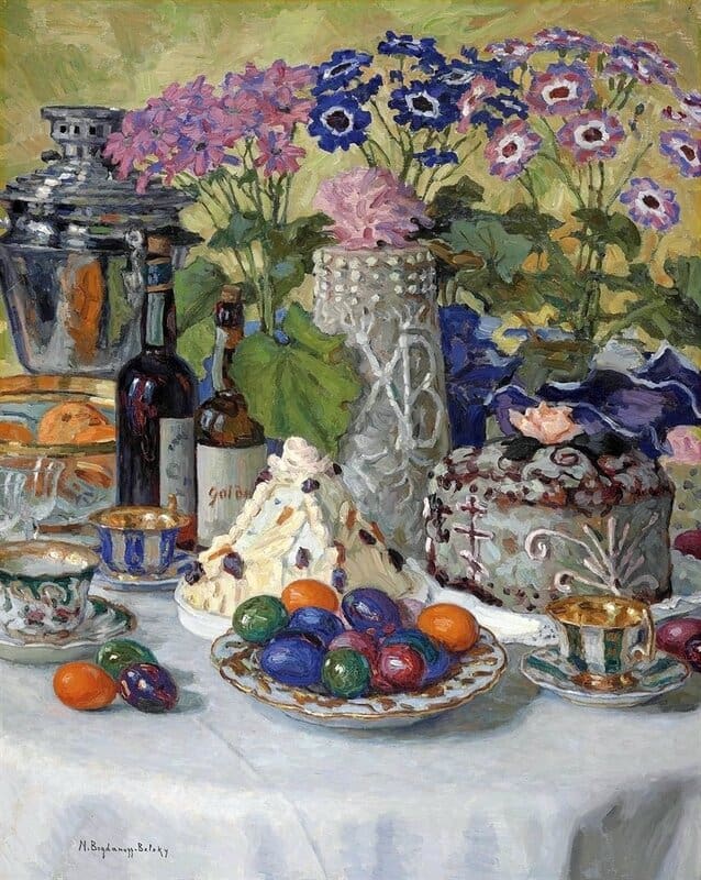 Bogdanov Belsky Nikolay Petrovich On Easter Day canvas print