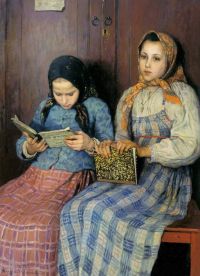 Bogdanov Belsky Nikolay Petrovich Schoolgirls 1901