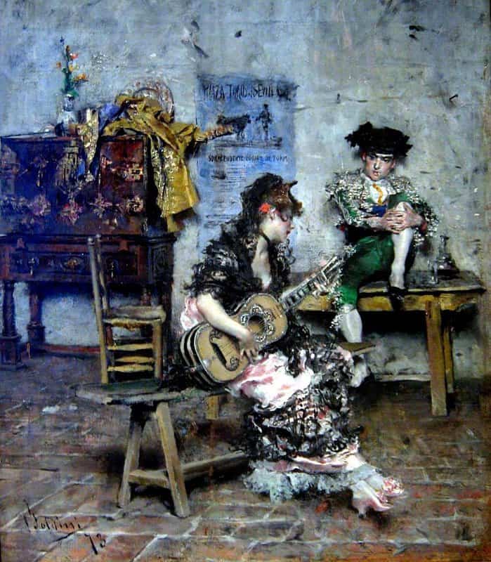 Boldini Giovanni A Guitar Player 1872 canvas print
