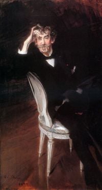 Boldini Giovanni Portrait Of James Mcneill Whistler canvas print