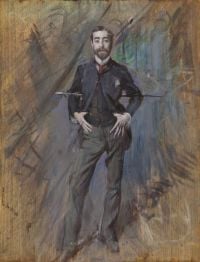 Boldini Giovanni Portrait Of John Singer Sargent 1890 canvas print