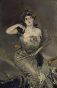 Boldini Giovanni Portrait Of Madame Arnold Seligmann 1900 canvas print