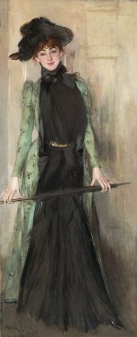 Boldini Giovanni Portrait Of Madame Roger Jourdain 1889