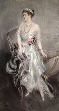 Boldini Giovanni Princess Anastacia Of Greece canvas print
