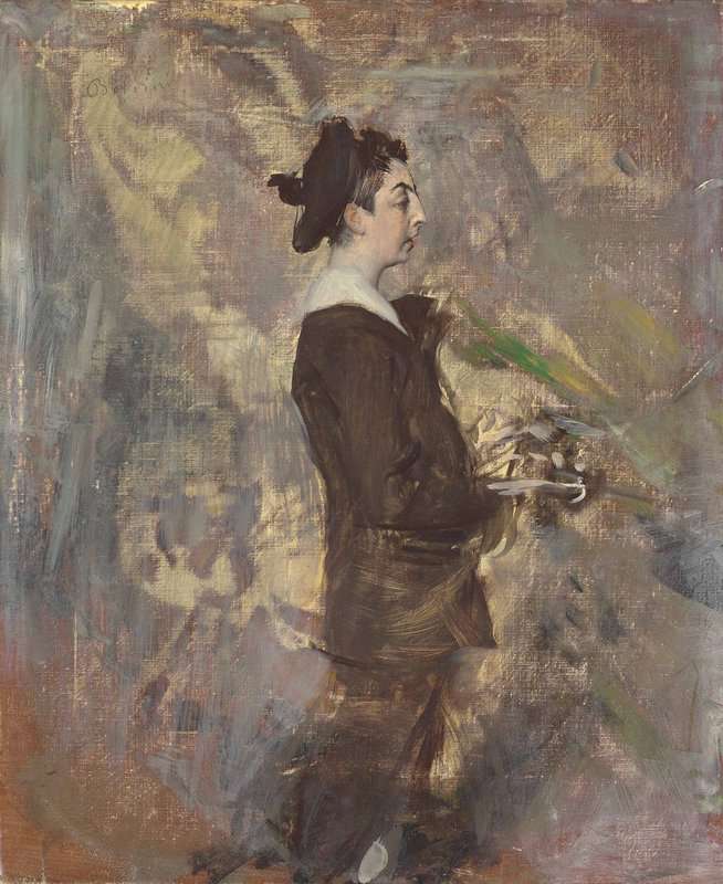 Boldini Giovanni The Son Of The Artist Ernst Ange Duez Ca. 1895 canvas print