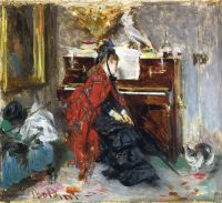 Boldini Giovanni Woman At The Piano 1870 canvas print