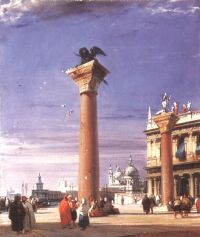 Bonington R P The Column St Mark In Venice canvas print