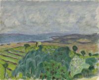 Bonnard Pierre Küste mit Landschaft Ca.1912