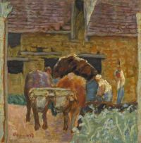 بونارد بيير الثيران والمزرعة كاليفورنيا 1912