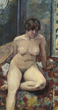 Bonnard Pierre Nude Seated Leg Bent Ca.1909