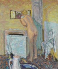 بونارد بيير عارية أمام المرآة أو المستحم 1915