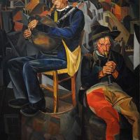 Boris Grigoriev Flautistas 1924