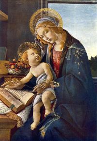 Botticelli Madonna With The Book