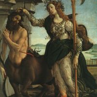 Botticelli Pallas y el centauro