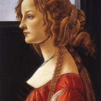 Botticelli Portret Van Een Jonge Vrouw