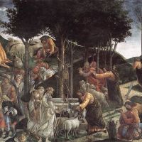 Escenas de Botticelli de la vida de Moisés