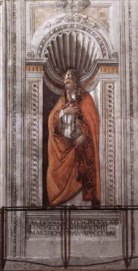 Botticelli Sixtus Ii canvas print