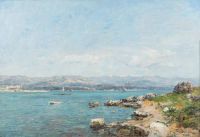 Boudin Eugene Antibes Die Bucht 1893