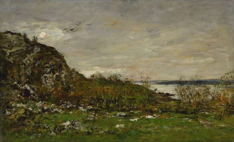 Boudin Eugene Embouchure De L Elorn Aux Environs De Brest 1872 canvas print