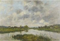 Boudin Eugene Der tote Fluss Deauville 1893