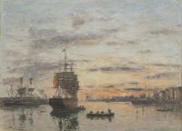 بودين يوجين لوهافر. ميناء أفانت 1885