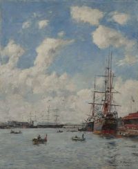 Boudin Eugene Le Havre Le Bassin De L Eure 1894 canvas print