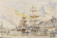 Boudin Eugène Port du Havre 1890