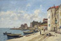 Boudin Eugene Villefranche Der Hafen 1892