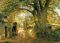 Ast Samuel Eingang zum Cadzow Forest in der Nähe von Glasgow 1859
