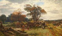 Bough Samuel Woodcutters Cadzow Forest canvas print