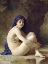 Bouguereau William Adolphe Aka Seated Nude canvas print