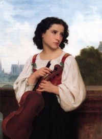 Bouguereau William Adolphe Alone In The World canvas print