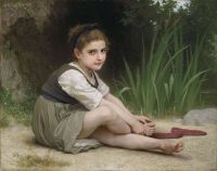 Bouguereau William Adolphe am Rande des Baches 1888