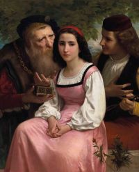 Bouguereau William Adolphe Entre La Richesse Et L Amour 1869