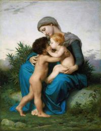 Bouguereau William Adolphe Brüderliche Liebe 1851