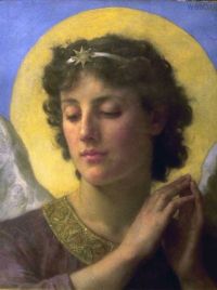 Bouguereau William Adolphe Head Of An Angel Of Mercy 1899 canvas print