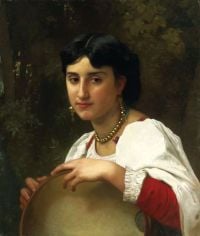 Bouguereau William Adolphe Italienisches Tamburin 1869