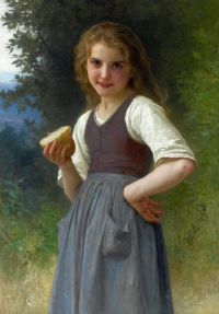 Bouguereau William Adolphe Le Go Ter In The Fields 1891