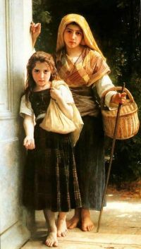 بوجيرو وليام أدولف المتسولين الصغار 1890