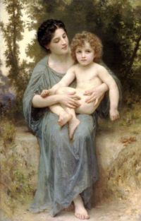 Bouguereau William Adolphe Little Brother 2
