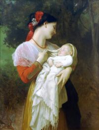 Bouguereau William Adolphe Maternal Admiration 1869