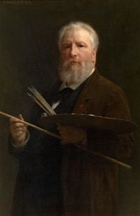 Bouguereau William Adolphe Portrait Du Peintre canvas print