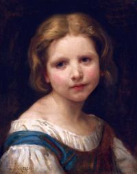 Bouguereau William Adolphe Porträt eines Mädchens 1865 1869