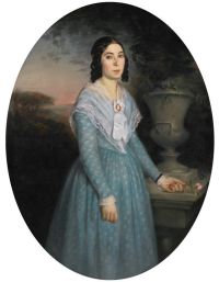 Bouguereau William Adolphe Portrait Of Marie Celina Brieu 1846