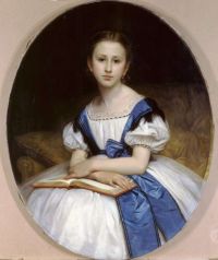 Bouguereau William Adolphe Portrait Of Miss Brissac canvas print